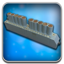 Dispensers for ejecting flares from aircrafts and helicopters BNT-C